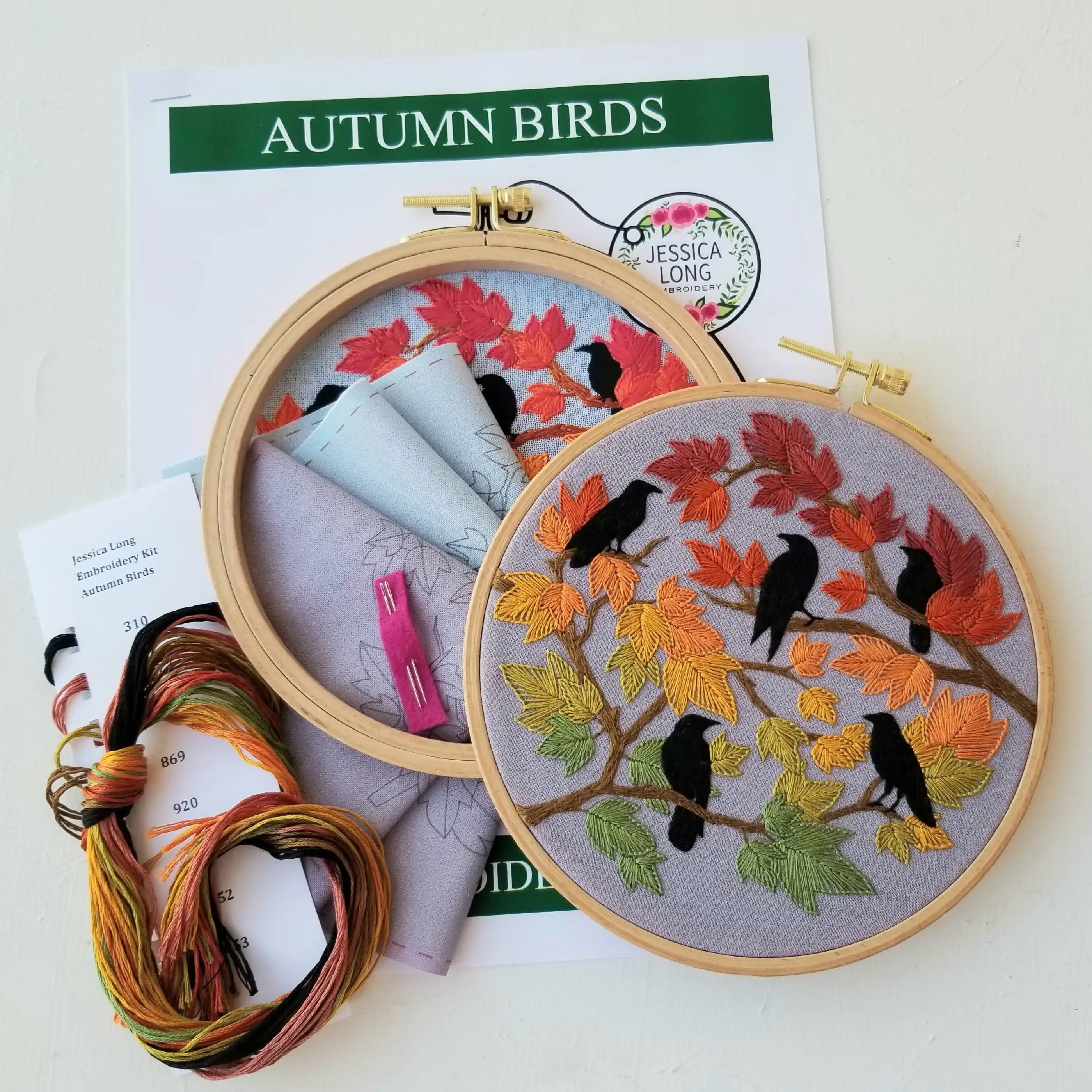 Blue Butterfly Embroidery Kit – Jennifer Heynen Creative Co.