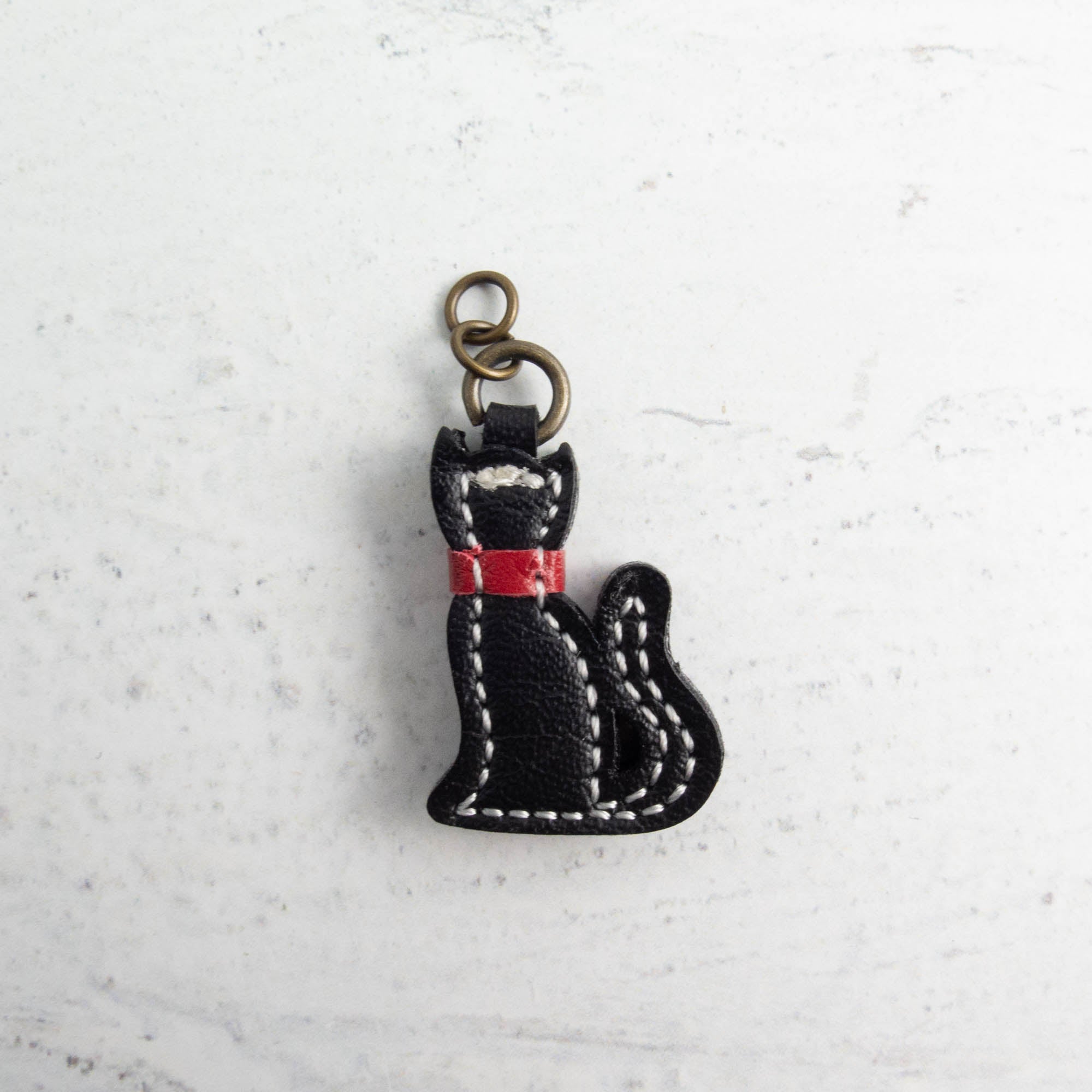 Synthetic Leather Zipper Pull - Little Bird