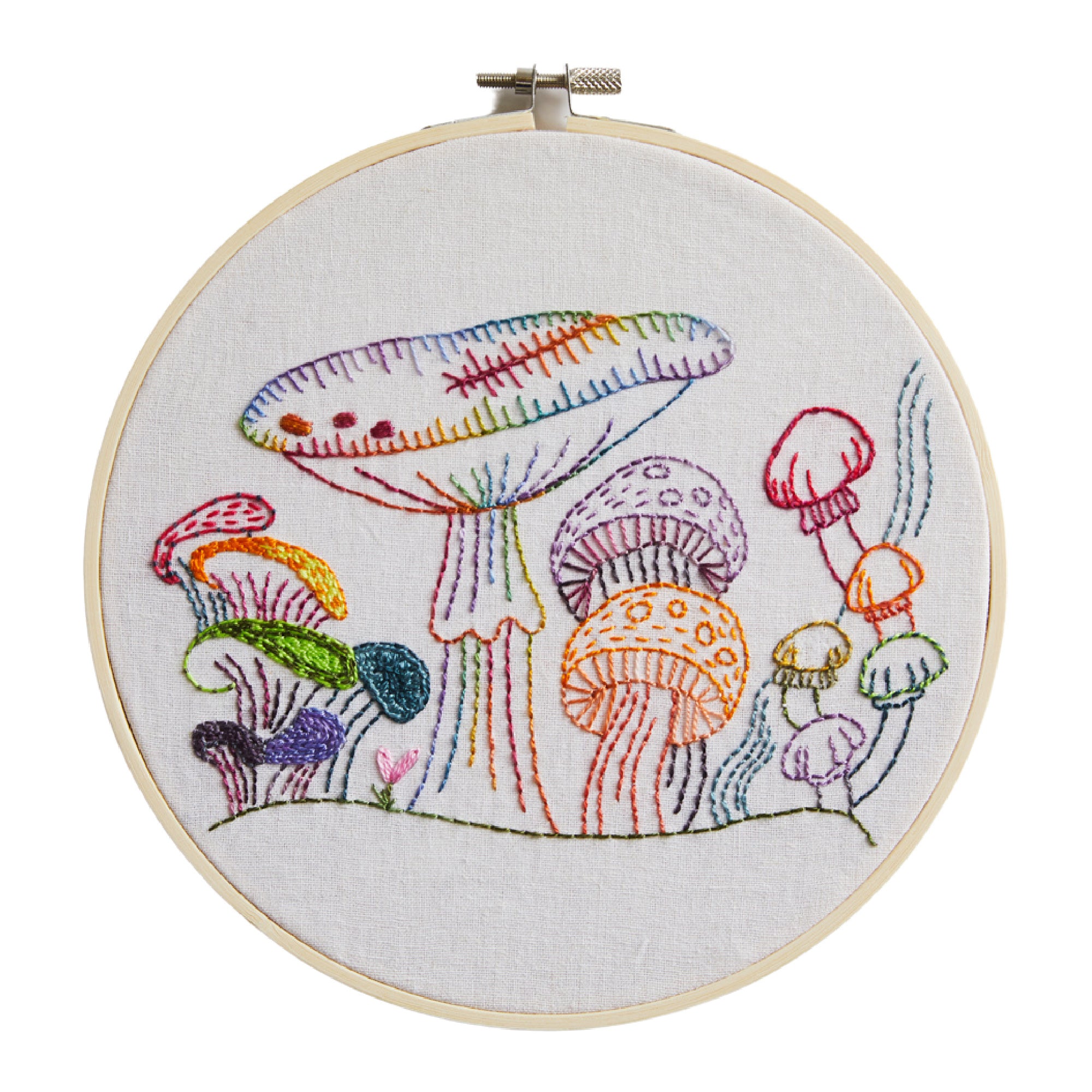 Jellyfish embroidery kit for beginners