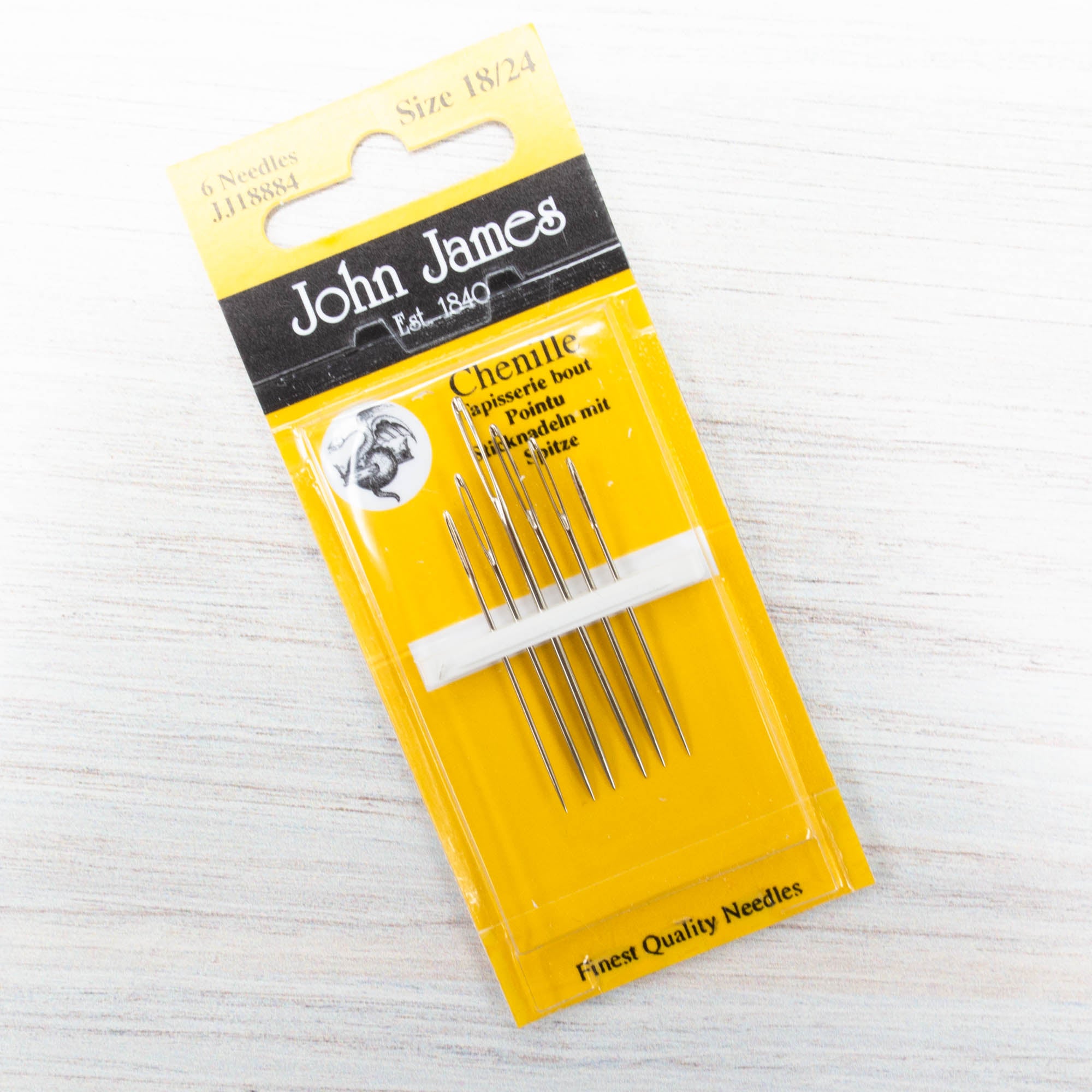 John James Chenille Needles Size 18/24