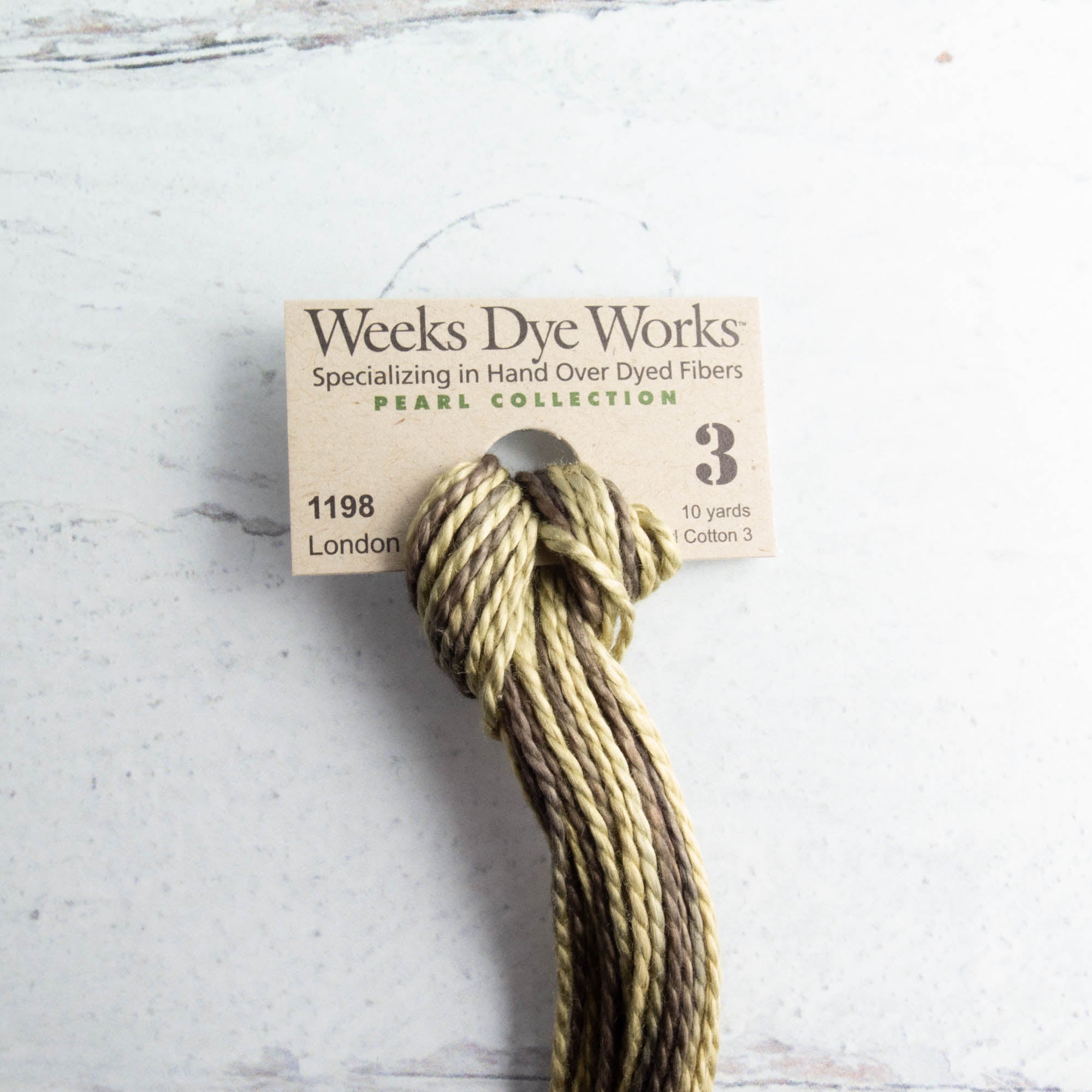 Weeks Dye Works Hand Over-Dyed Pearl Cotton - Size 8 Beige (WDW 1106) –  Snuggly Monkey