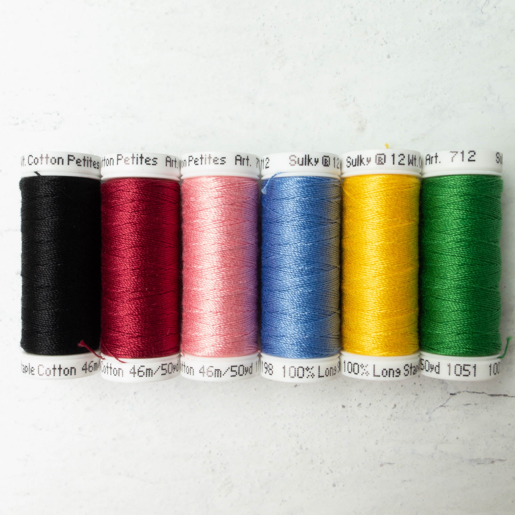 Sulky of America 12wt Cotton Petites Thread, 50 yd, True Blue