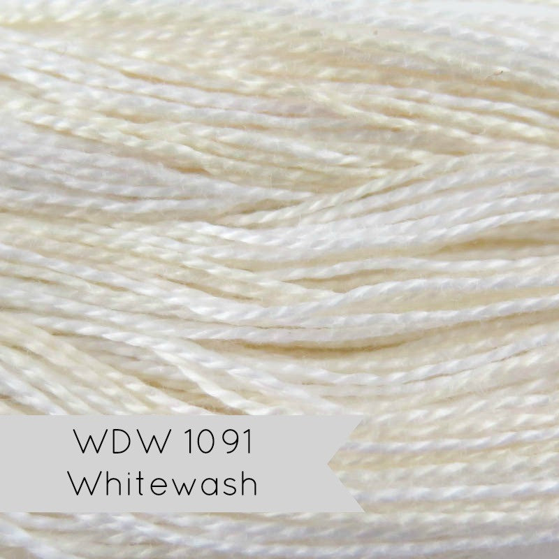 Perle Cotton Embroidery Thread - Sz 8 - white