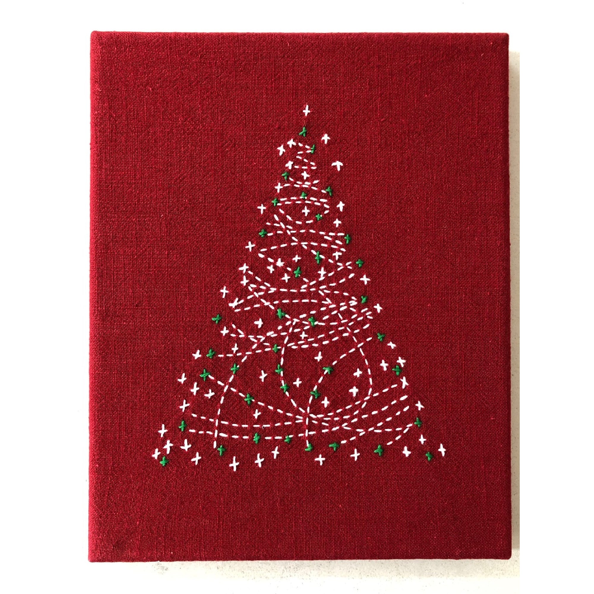 Sashiko Christmas tree kit – SASHIKO.LAB