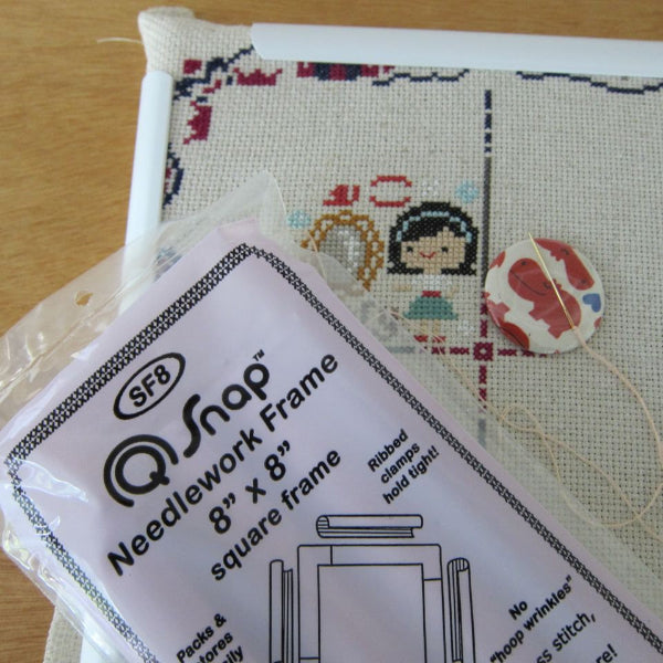6x6 Q-snap Needlework Frame for Embroidery, Cross Stitch, Quilting,  Beading, Fabric Painting 
