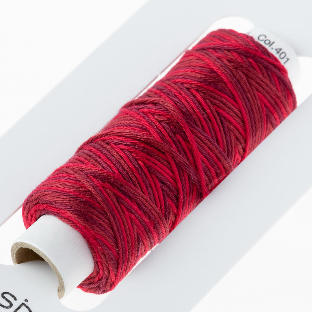 Cosmo Hidamari Sashiko Thread - Cranberry Red (#401)