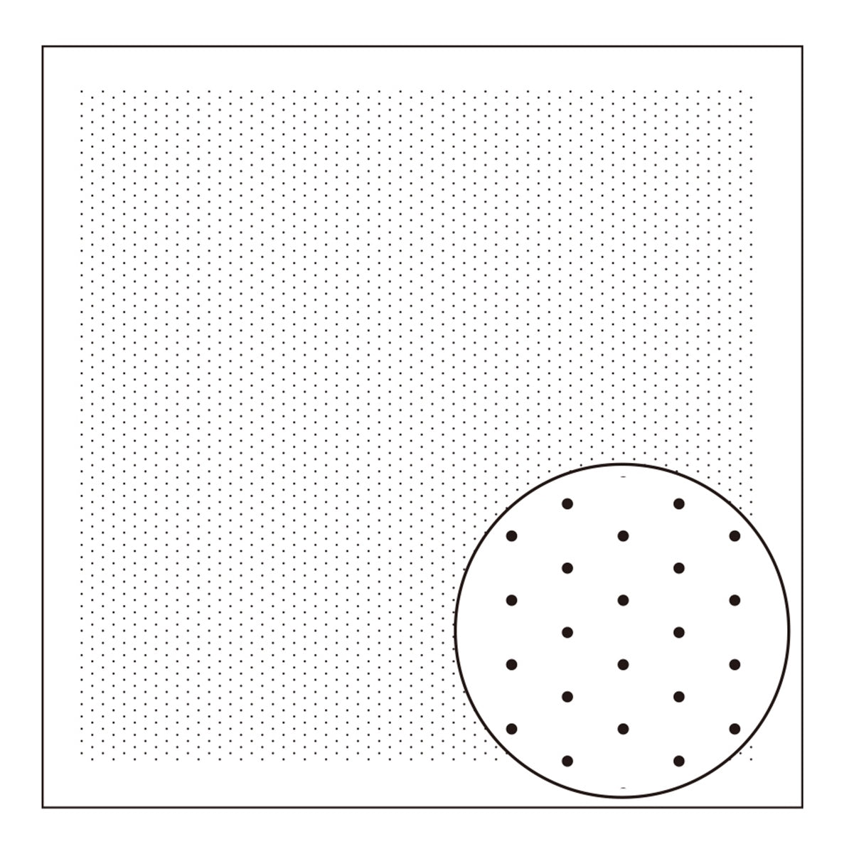 5mm Dot Grid Sashiko Sampler - Diagonal Line Grid – Snuggly Monkey