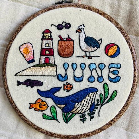 The 12 Basic Stitches and Color Wheel Sampler - Sarah's Hand Embroidery  Tutorials