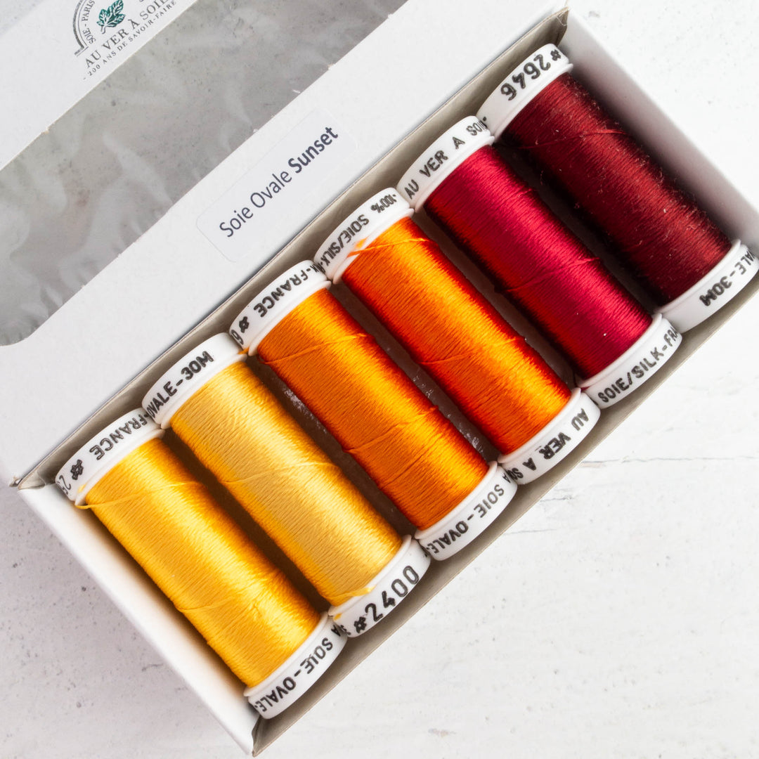 Soie Ovale Filament Silk Thread Set - Sunset