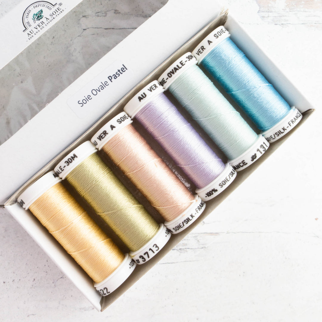 Soie Ovale Filament Silk Thread Set - Pastels