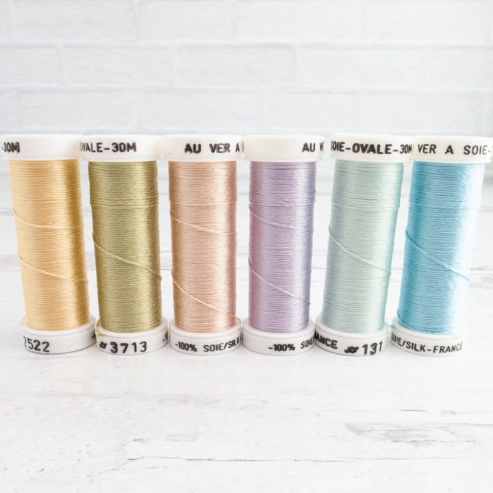 Soie Ovale Filament Silk Thread Set - Pastels