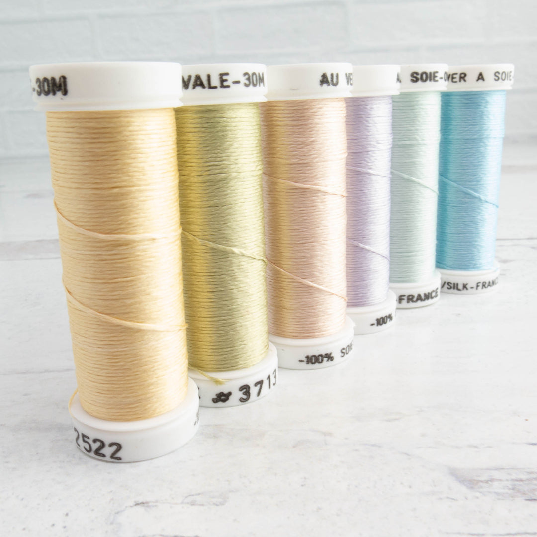 Soie Ovale Filament Silk Thread Set - Pastels