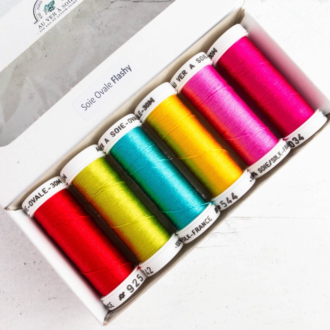 Soie Ovale Filament Silk Thread Set - Flashy