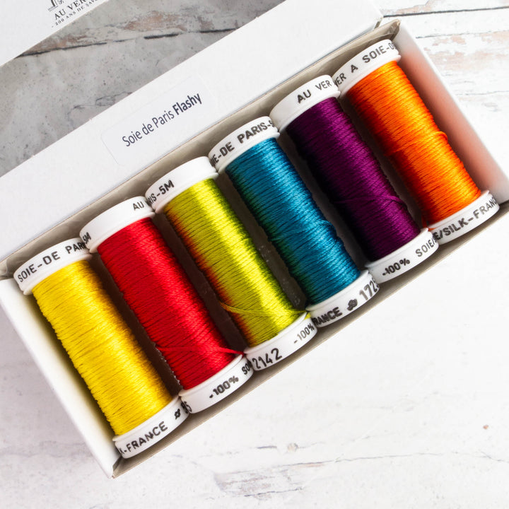 Soie de Paris Filament Silk Thread Set - Flashy