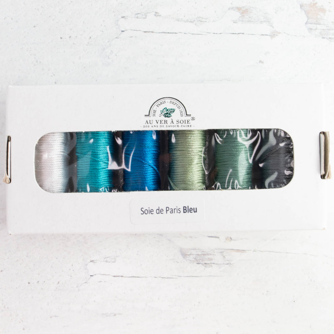 Soie de Paris Filament Silk Thread Set - Blues