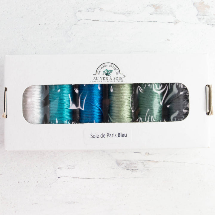 Soie de Paris Filament Silk Thread Set - Blues