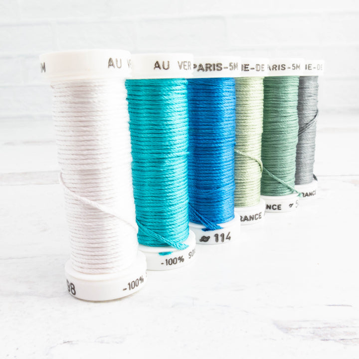 Soie de Paris Filament Silk Thread Set - Blues