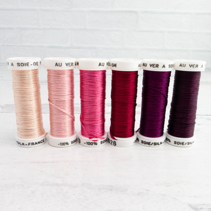 Soie de Paris Filament Silk Thread Set - Rose