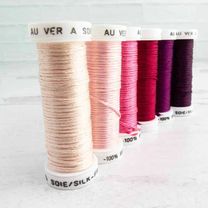 Soie de Paris Filament Silk Thread Set - Rose