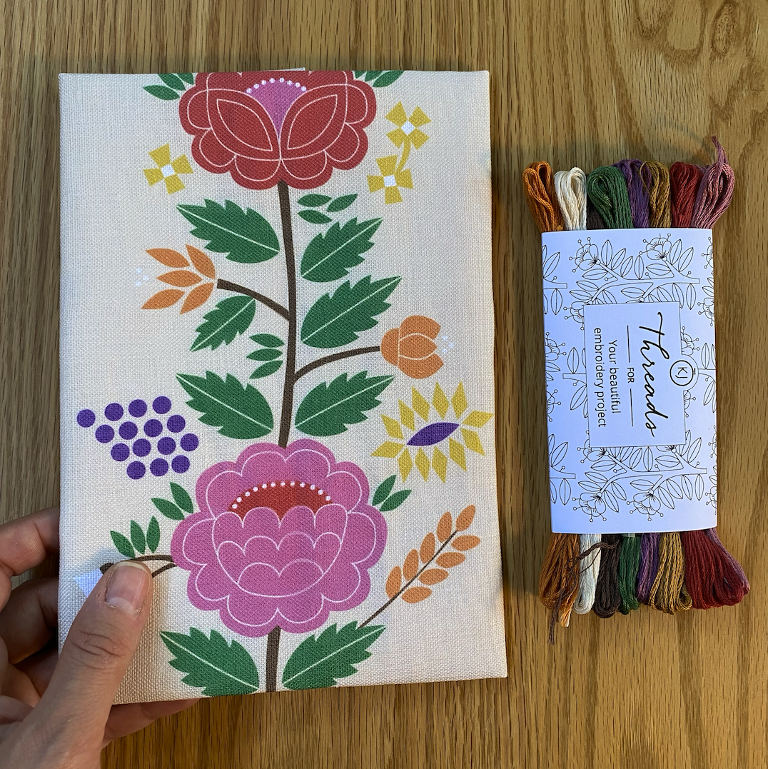 Modern Embroidery Kit - Ania