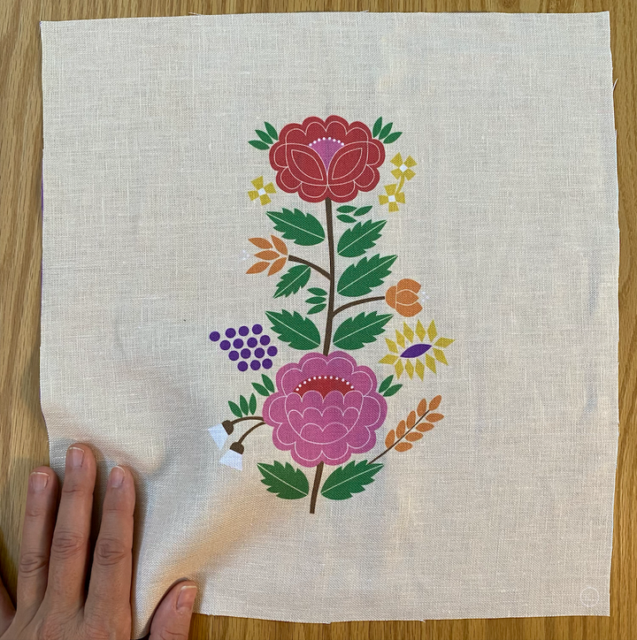 Modern Embroidery Kit - Ania