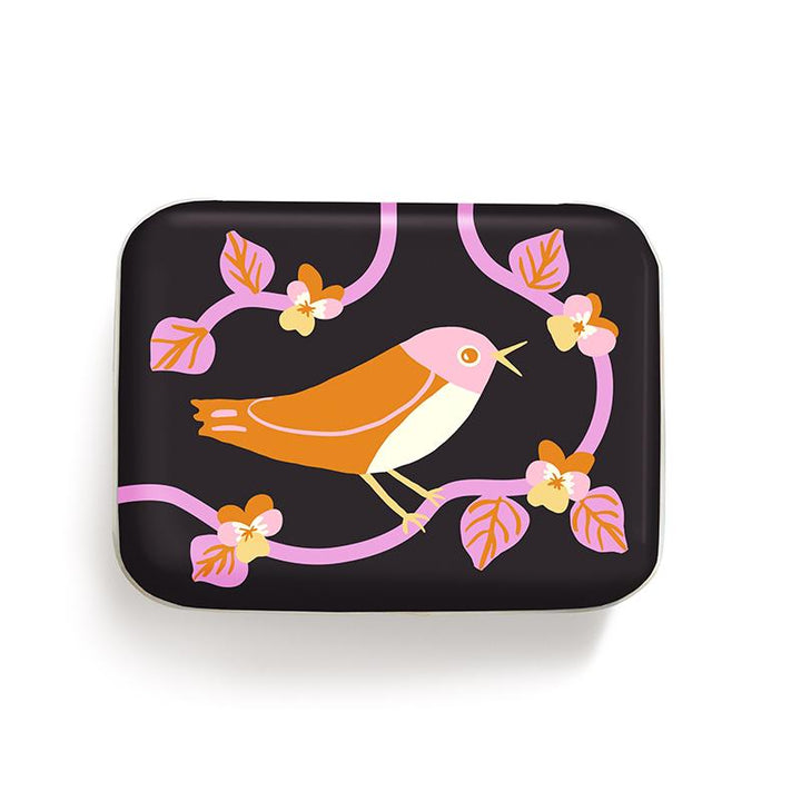 Bird is the Word Metal Storage Tin