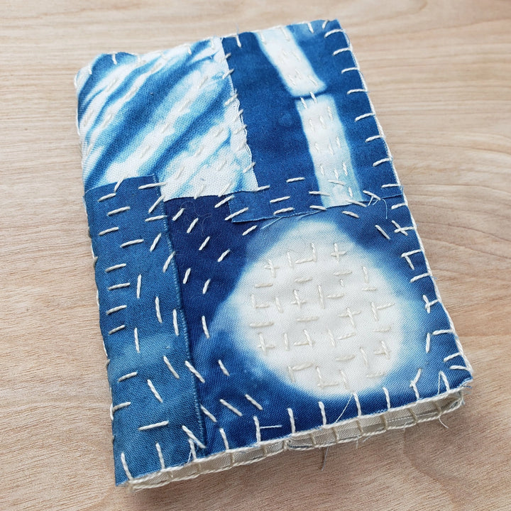 Indigo Dyed Fabric Boro Needle Case Kit