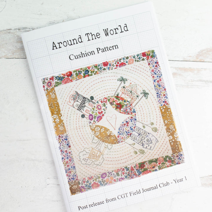 Around the World Cushion Sewing Pattern & Thread Set