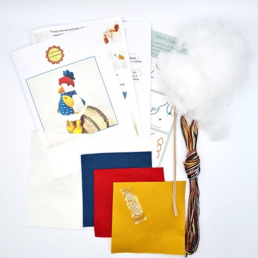 Sam the Seagull Felt Embroidery Craft Kit