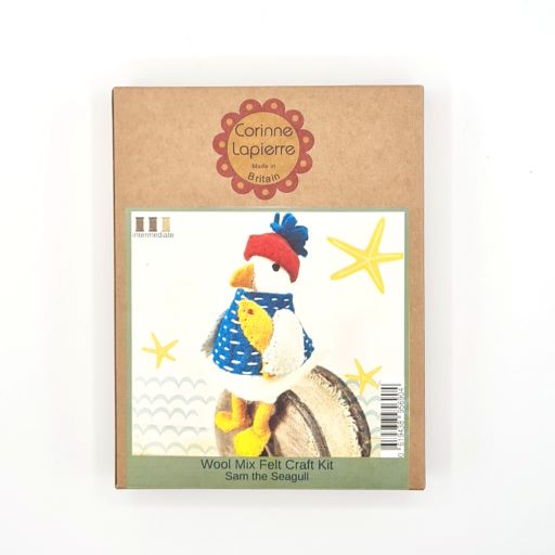 Sam the Seagull Felt Embroidery Craft Kit