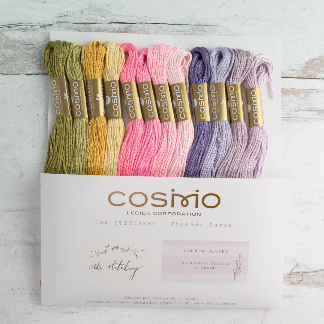 Cosmo Embroidery Floss Set - Summer Blooms