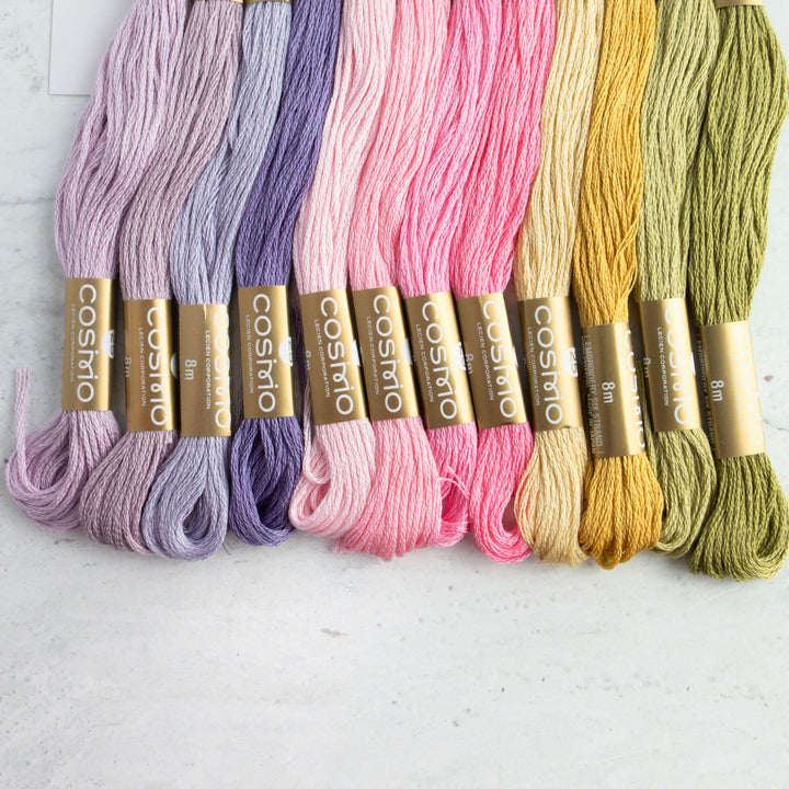 Cosmo Embroidery Floss Set - Summer Blooms