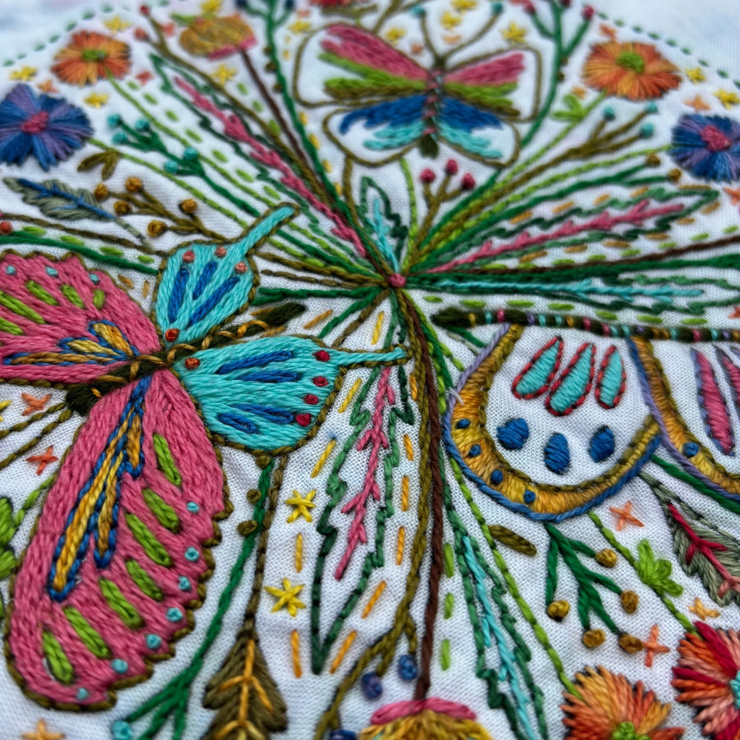 Spring Fling Embroidery Sampler