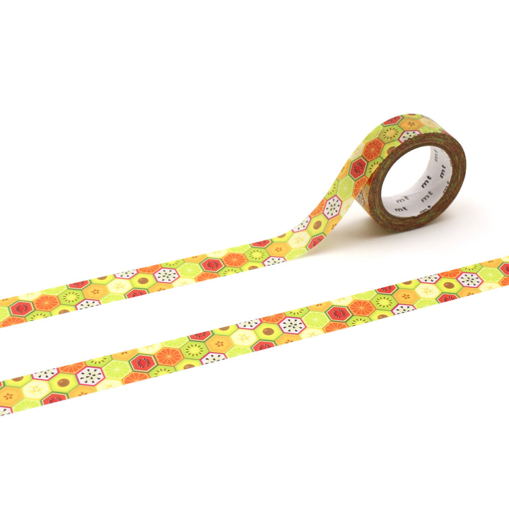 Japanese Washi Tape - Hexagon Fruit