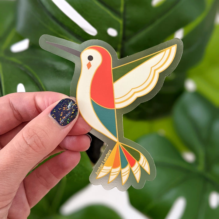 Hummingbird Vinyl Sticker