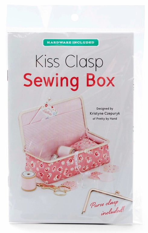 Kiss Clasp Sewing Box Pattern & Hardware