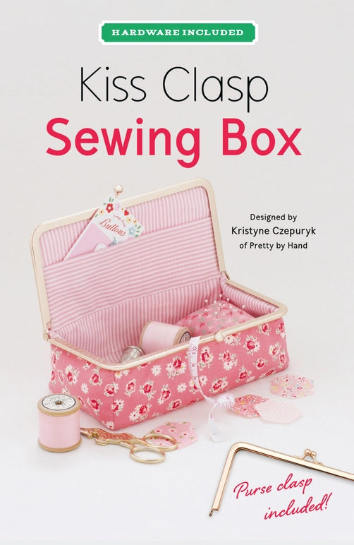 Kiss Clasp Sewing Box Pattern & Hardware