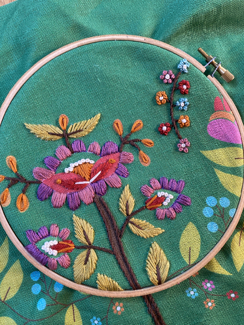 Modern Embroidery Kit - Marta