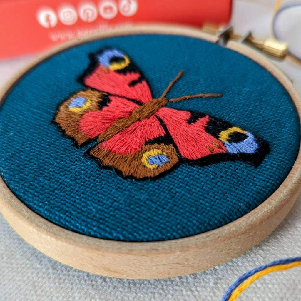 Mini Butterfly Embroidery Kit