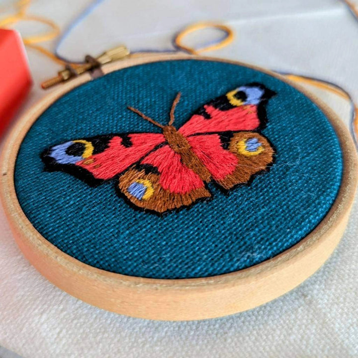 Mini Butterfly Embroidery Kit