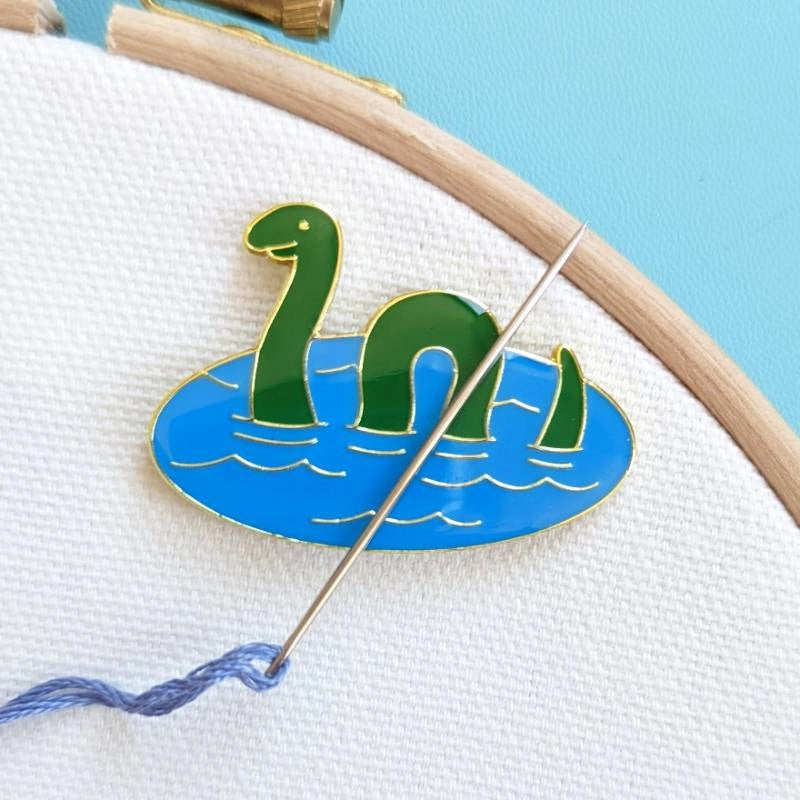 Nessie Enamel Needle Minder