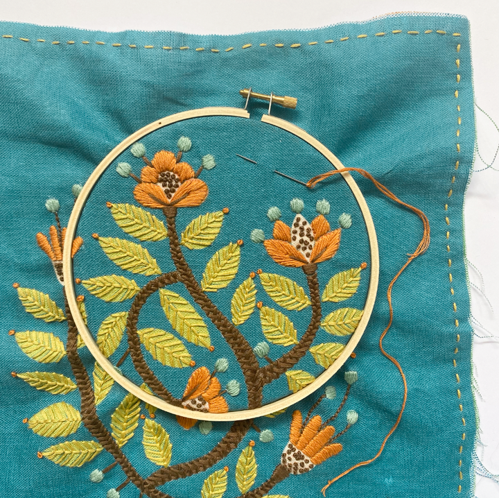 Modern Embroidery Kit - Olga