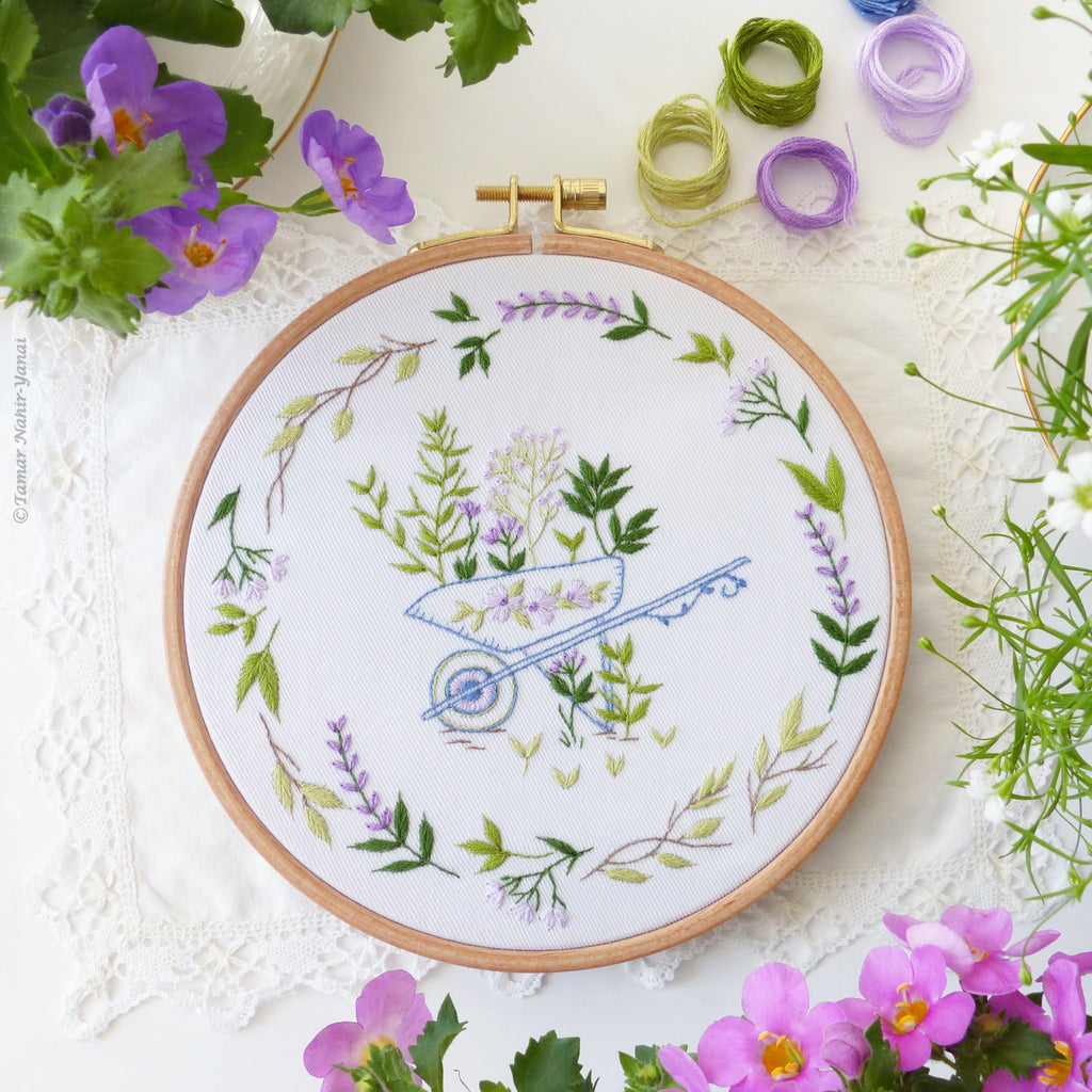 Visible Mending/Embroidery Yarn Set - Spring Flowers