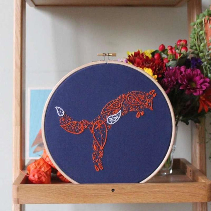 Paisley Fox Embroidery Kit