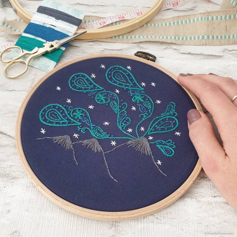 Northern Lights Embroidery Kit