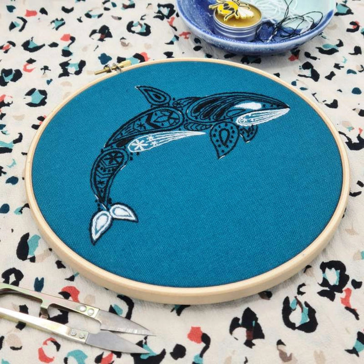 Orca Embroidery Kit