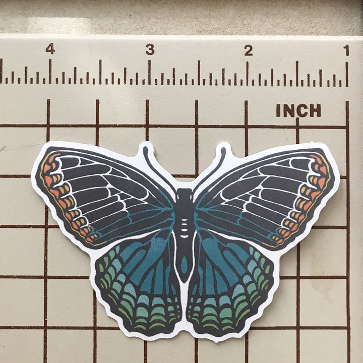 Red Spotted Purple Butterfly Sticker