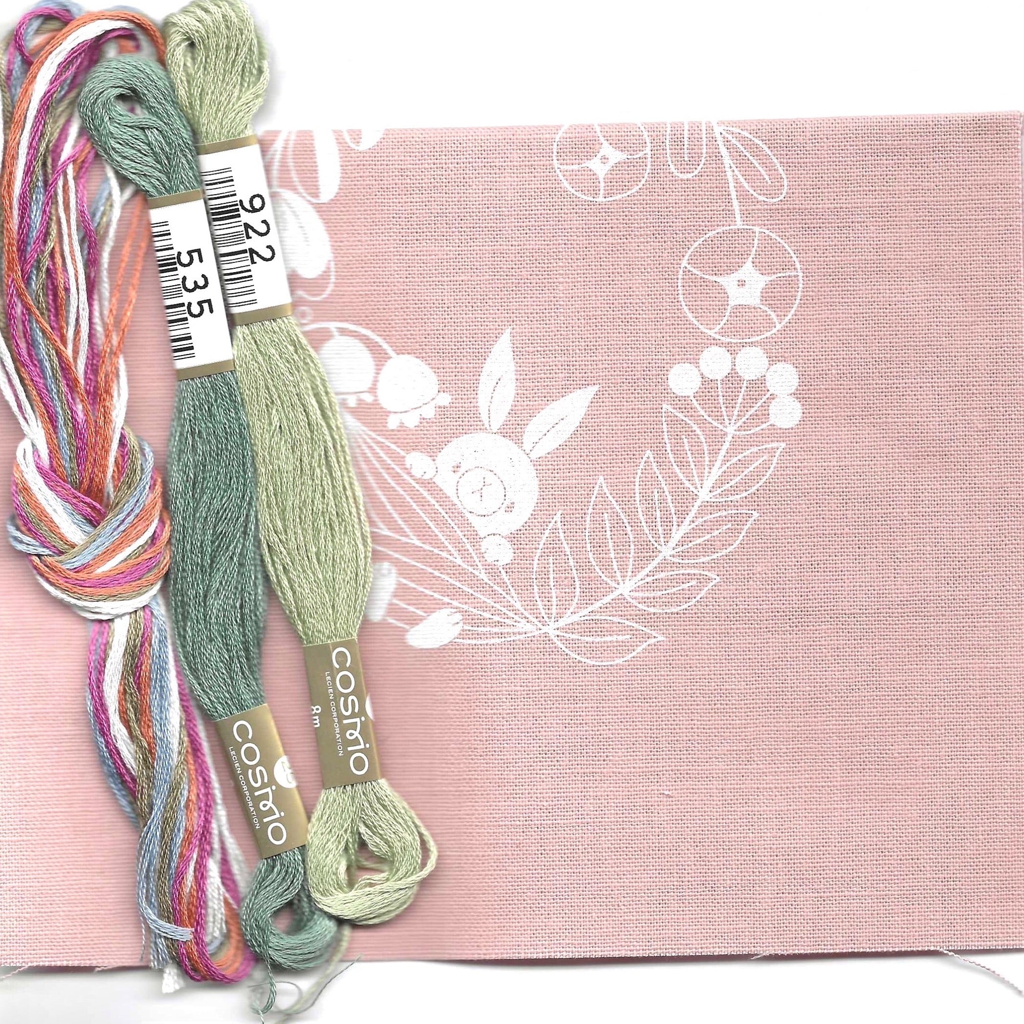 Japanese Embroidery Kit - Rabbit Wreath – Snuggly Monkey