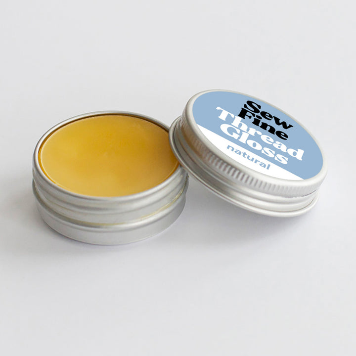 Sew Fine Thread Gloss - Natural Unscented Beeswax