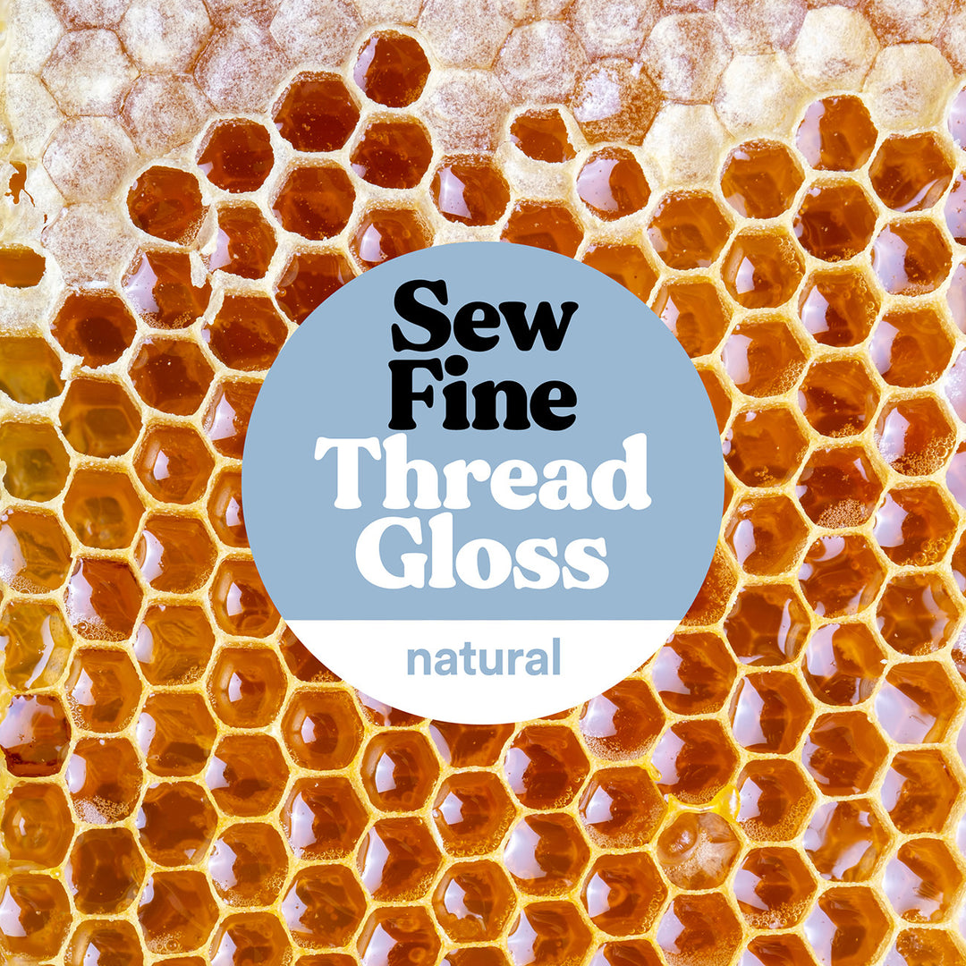 Sew Fine Thread Gloss - Natural Unscented Beeswax